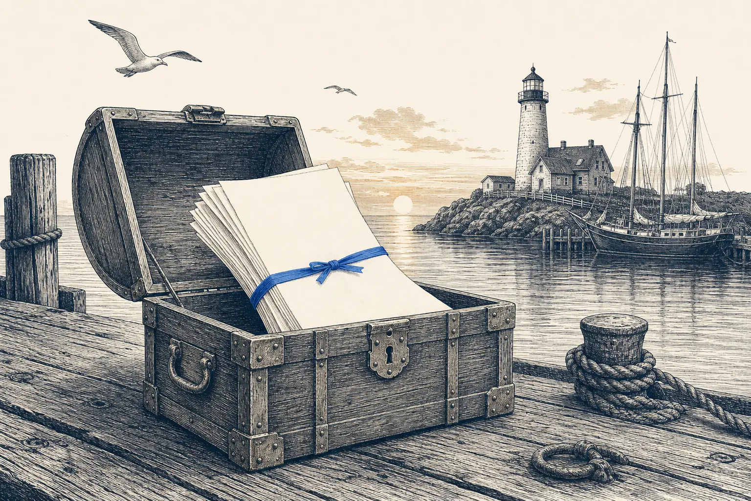 Illustration for “Your notes were always yours. Now they're Markdown too.”