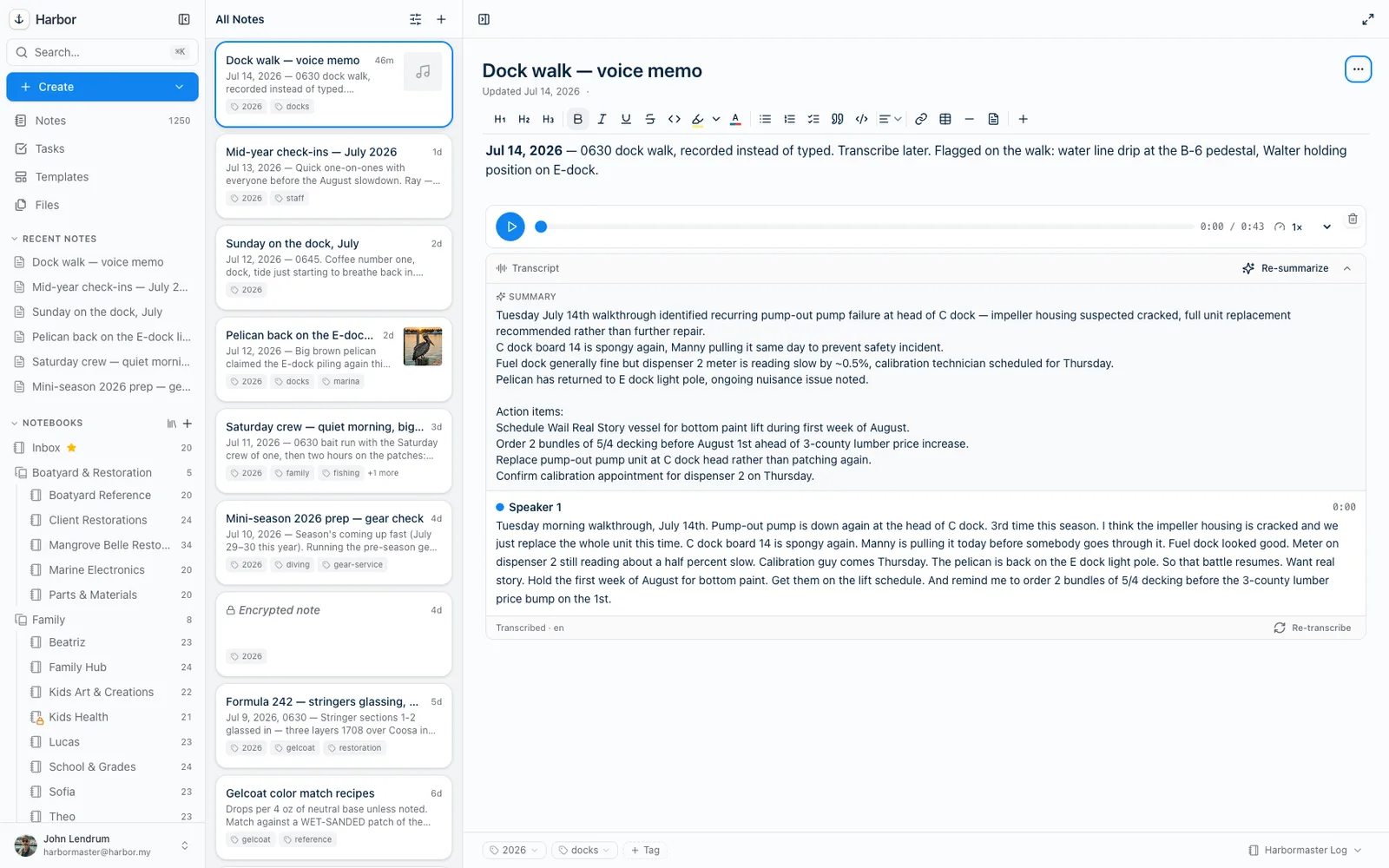 Harbor's sharing controls — you decide what's public, everything else is private