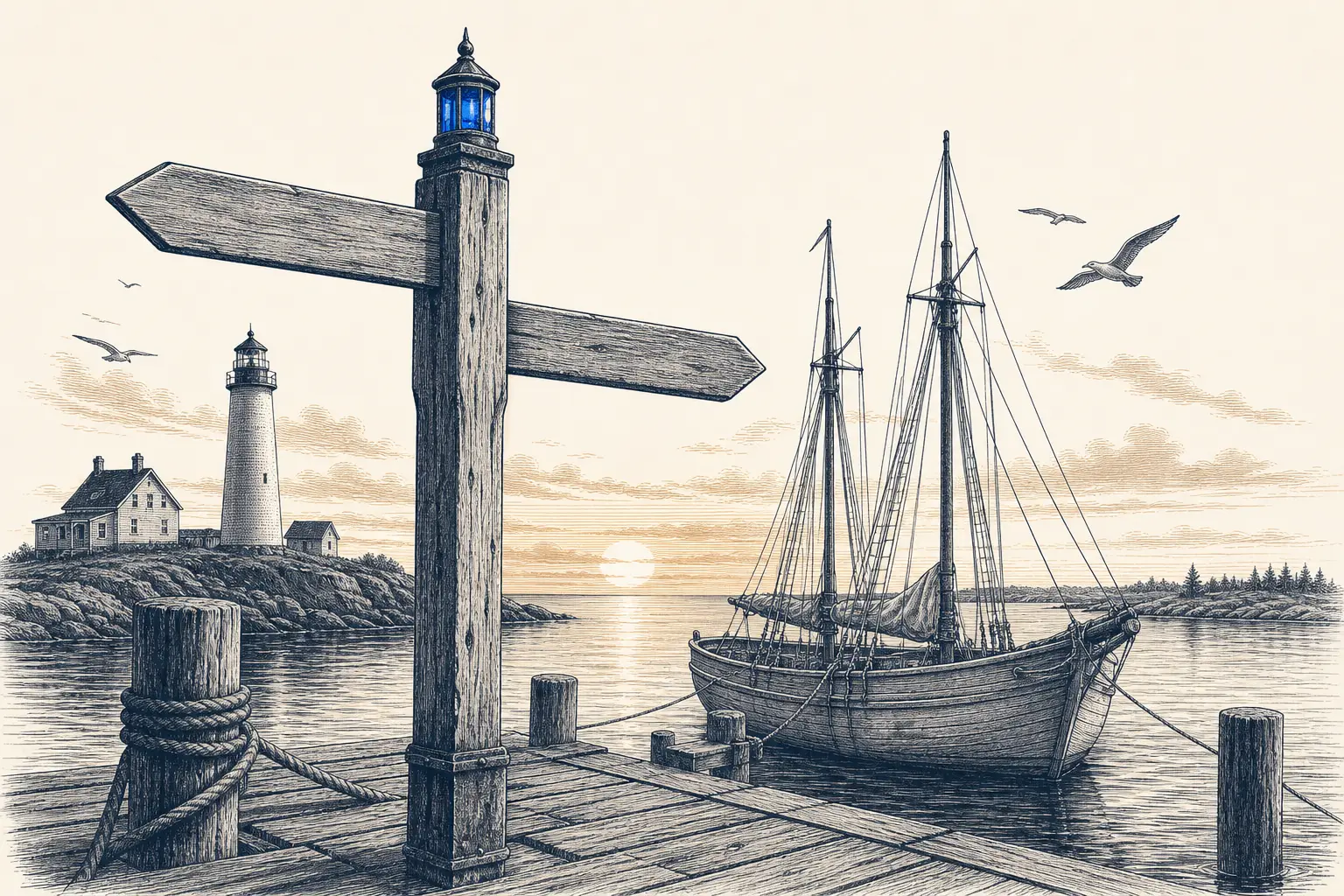 Illustration for “Harbor vs Evernote”