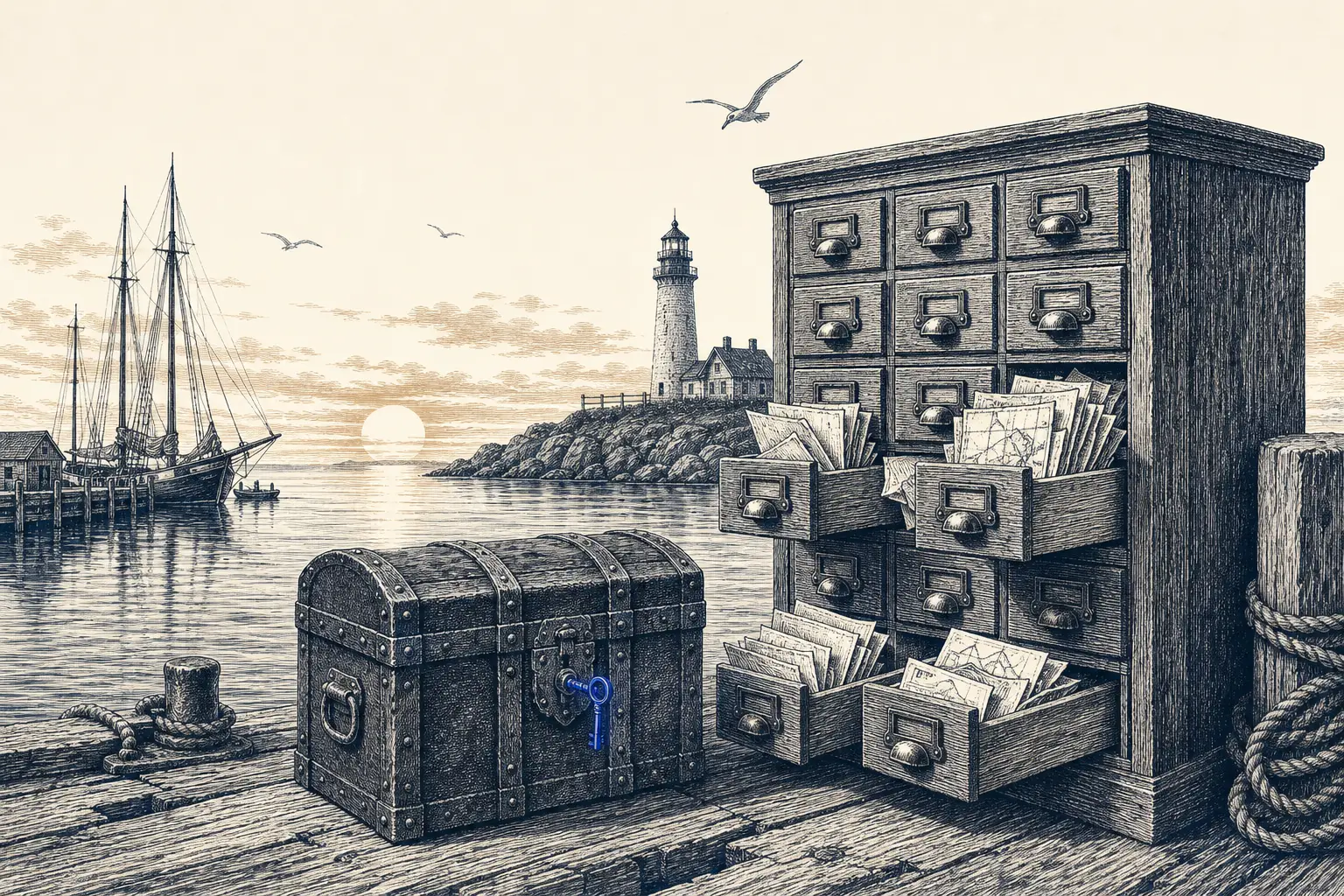 Illustration for “Notesnook vs Evernote”
